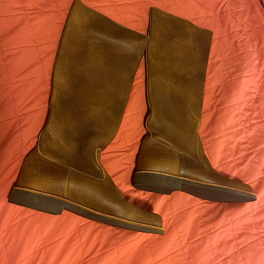 Roots Leather Riding Equestrian Tall Boots